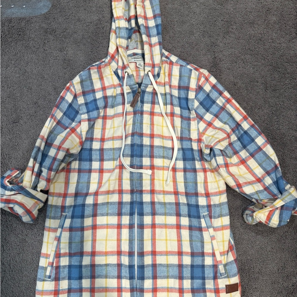 L.L. Bean Multicolor Plaid Jacket